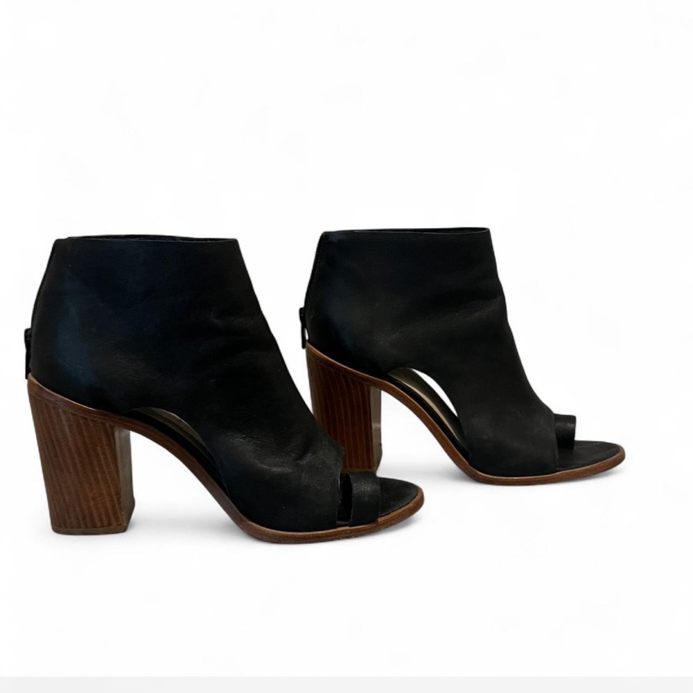 Loeffler Randall Black Heeled Ankle Boots
